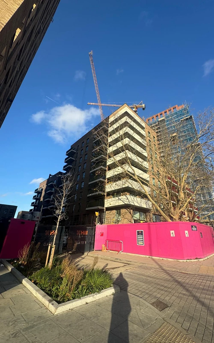 Corner steel balconies