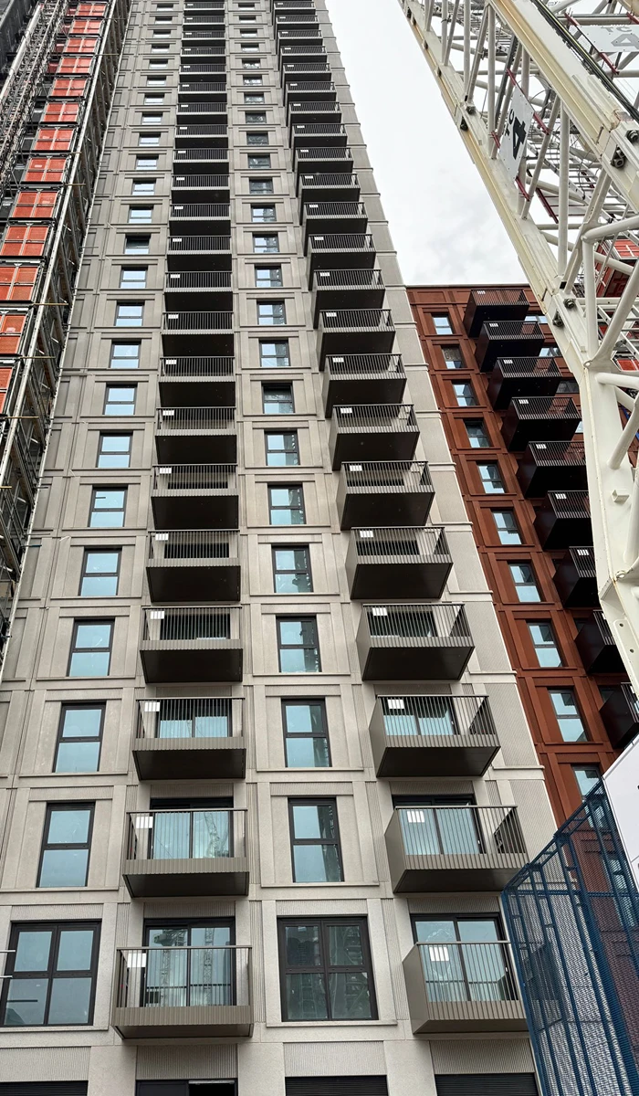 balconies by D&A Engineering yellow car park