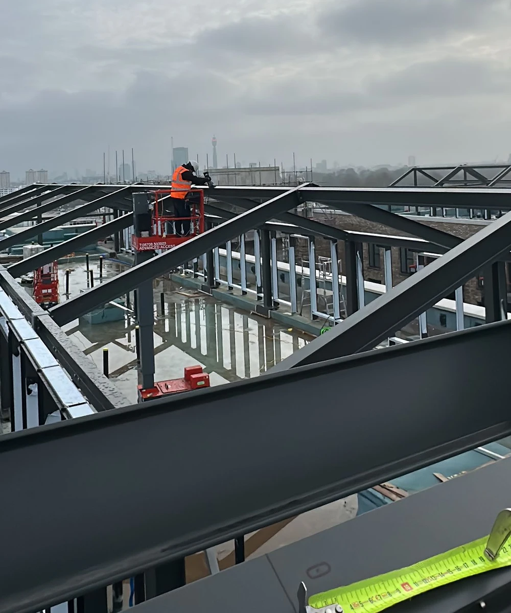 camden structural steel for curtain wall