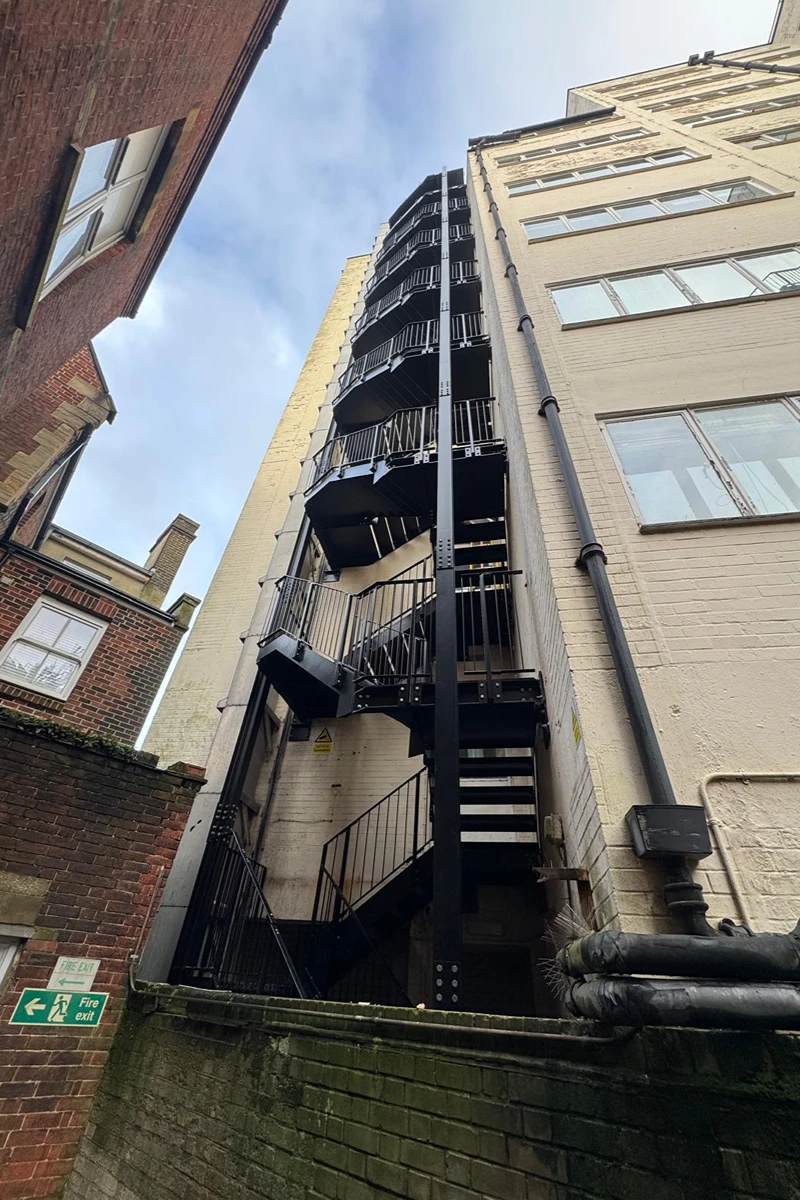 external metal stairs DA Engineering