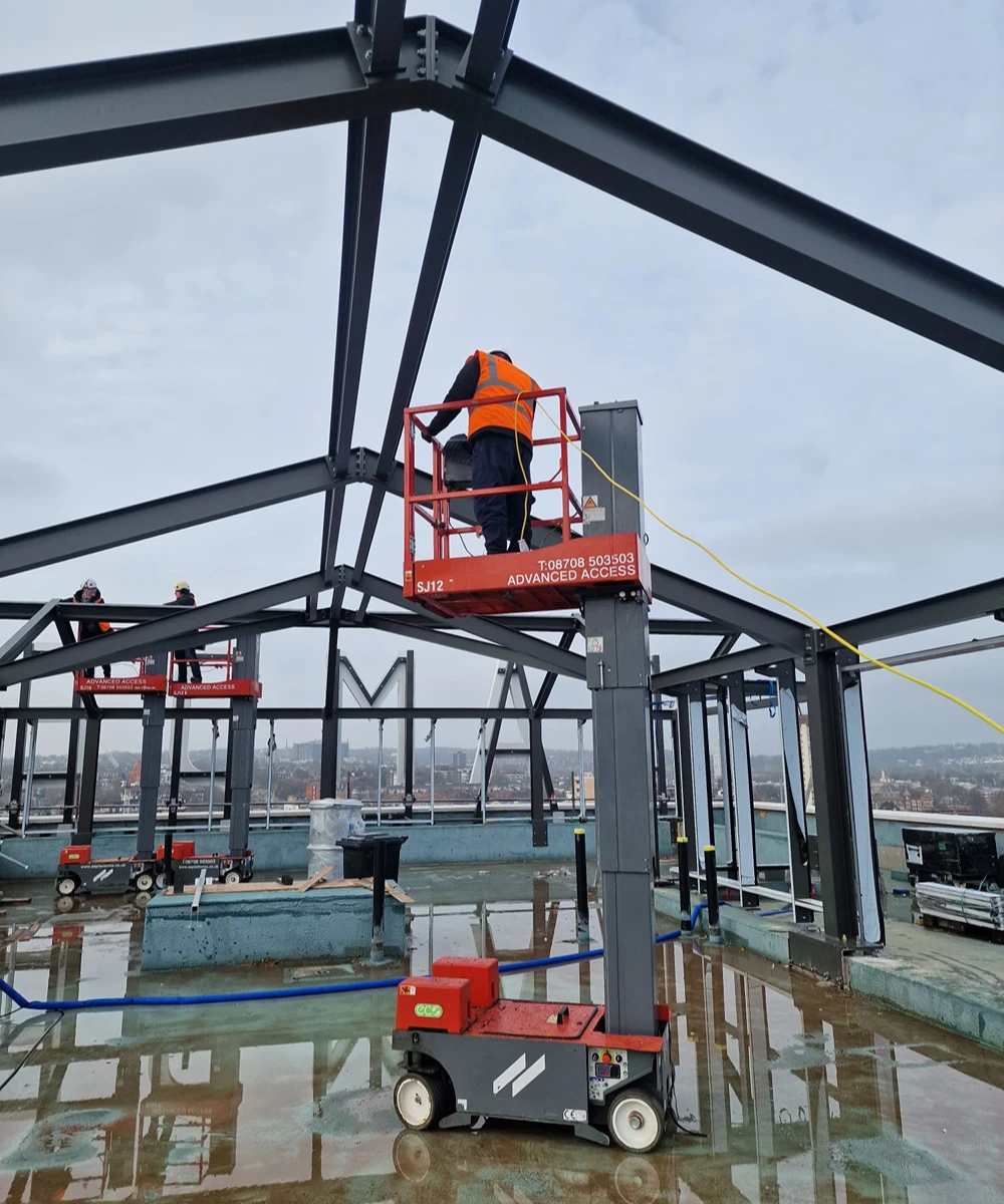 structural steel for curtain wall by DA Engineering