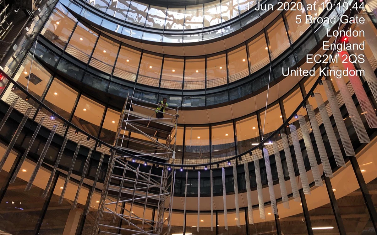 unitized interior installation D&A Engineering 100liverpool st