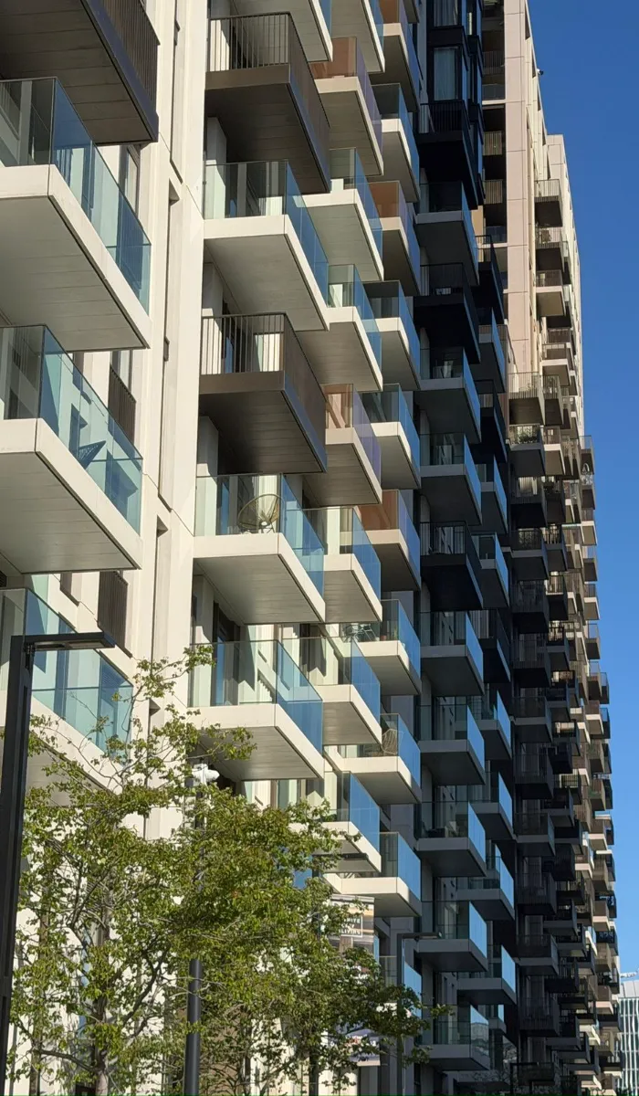 White City Living balconies installation D&A Engineering